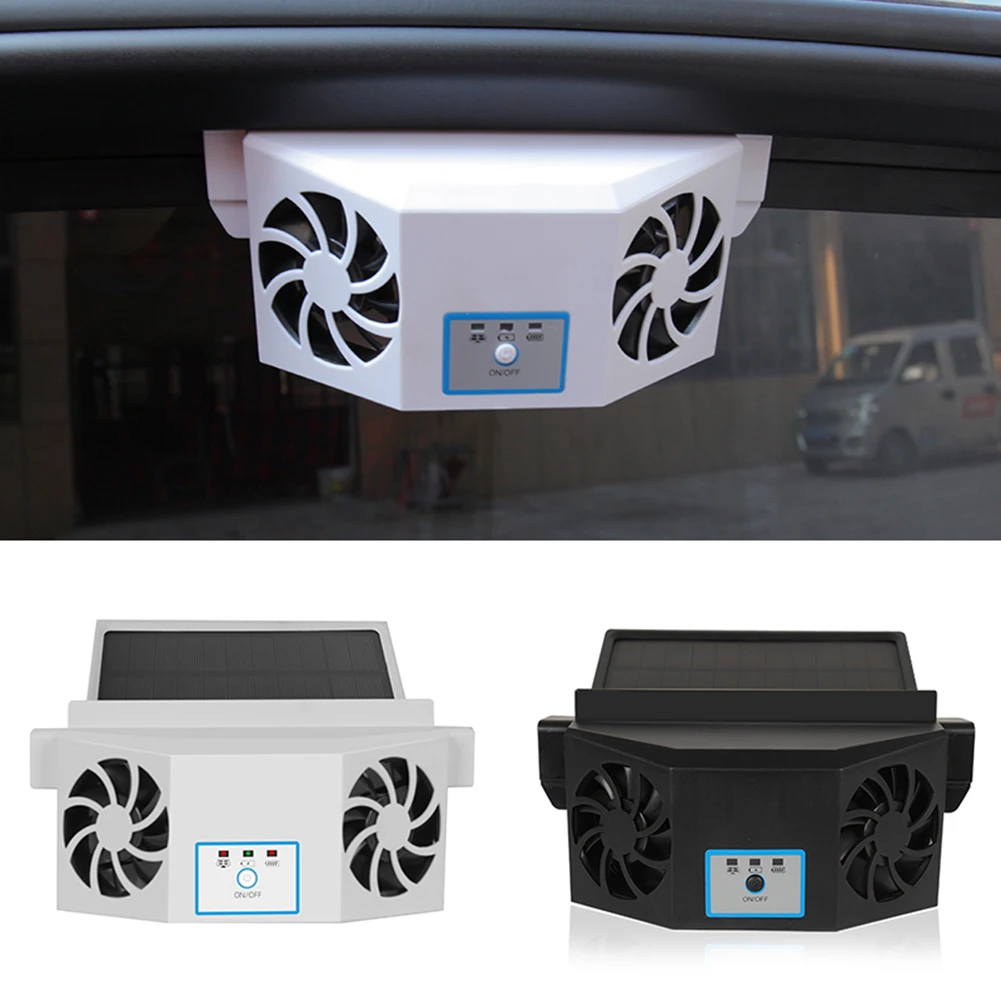 Air Circulation Fan Solar Charging Auto Ventilation Fan 2.4V Auto Cooling Fan - £32.87 GBP+