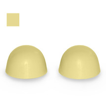 Gerber Replacement Plastic Toilet Bolt Caps - Set of 2 - Citron Yellow - £19.66 GBP
