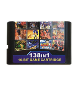 138 in 1 Game Cartridge 16 Bit Game Card for Sega Mega Drive Genesis Con... - £47.54 GBP