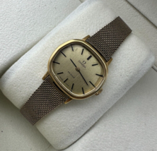CLASSIC OMEGA DE VILLE WATCH VINTAGE GOLDEN MANUAL LADY&#39;S WRISTWATCH 60s... - $6,242.91 MXN
