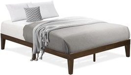 East West Furniture Dnp-22-F Full Size Platform Bed With 4 Solid, Walnut... - $138.99
