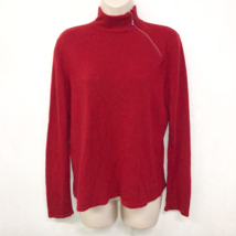 Designers Originals Womens Red Sweater Bling Rhinestones Petite Sz Small... - $15.95