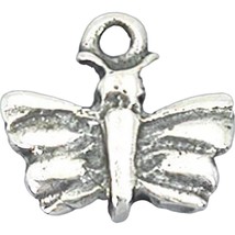 New Sterling Silver Butterfly Charm - $7.50