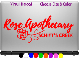 Rose Apothecary Schitt's Creek Pride Vinyl Window Car Sticker Choose Size Color - $2.81+