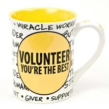 Our Name is Mud 16 oz Coffee Mug Volunteer You&#39;re the Best Leader Lorrie Veasey - £11.64 GBP