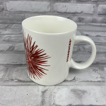 Starbucks Red Fireworks Starburst Flower Coffee Tea Mug Valentine 12 oz ... - £9.97 GBP