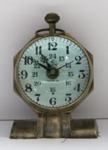 VINTAGE ELGIN INCABLOC BALL MAGNIFIER / MAGNIFYING DESK CLOCK - MILITARY... - $99.99