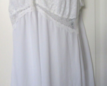 INC White Chemise with lace lined bust Size 2X Chiffon Skirt - £17.97 GBP
