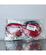 Set Of 2 Red &amp; Black Sleep Masks Night Blindfold Cover 100% Blackout Men... - $207.14 MXN