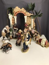 Living Home Holiday Deluxe Nativity Set with Creche 14 Piece Large Display Set - £635.04 GBP