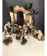Living Home Holiday Deluxe Nativity Set with Creche 14 Piece Large Displ... - £630.79 GBP