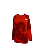 Art Class Womens T Shirt Size Large 12-14 Long Sleeve Red Tie Dye Skull New - £11.15 GBP