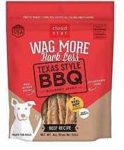 Wag More Bark Less Dog Jerky Grain Free Texas-Style Bbq 10oz. - £17.32 GBP