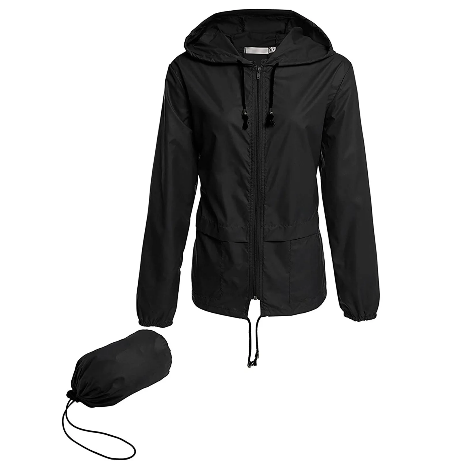 2021 Waterproof Camping Jacket Women Men Long Sleeve Rain Coat Thin Skinsuits Ho - £89.47 GBP