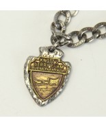 Knotts Berry Farm Charm Bracelet Signed Vintage Train Car Wagon Train Horse - $26.45