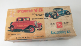 Vintage Amt FORD V8 The Deuce Model Kit Box + Parts LOT - £15.94 GBP