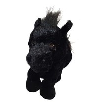 Ganz Black Stallion Webkinz Stuffed Animal Plush Toy Horse Pony No Code HM145 9&quot; - £6.83 GBP
