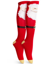 Womens Santa Claus Knee High Socks Red One Pair CHARTER CLUB - NWT - $3.59