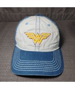 DC Comics Wonder Woman Baseball Cap Hat Womens Blue Denim Embroidered Rh... - €12,27 EUR