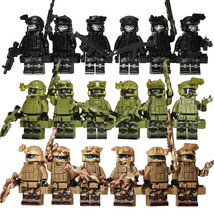 6/18Pcs SWAT Ghost Minifigures Jungle Special Forces Weapon Soldier Mini... - $11.89+