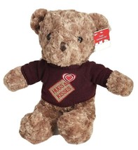 DAN DEE Collector&#39;s Choice Teddy Bear Stuffed Animal w/ TAG Hugs And Kis... - £7.81 GBP