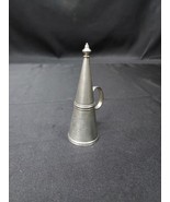 Vtg MMA Witches Hat Candle Snuffer Pewter Etched 1990 Metropolitan Museu... - $13.47