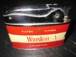 Vintage &quot;ZENITH&quot; WINSTON Cigarettes Filter Tipped Flat Automatic Petrol ... - $11.99