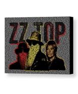 ZZ Top Greatest Hits Song List Incrdible Mosaic Framed Print Limited Edi... - £15.02 GBP