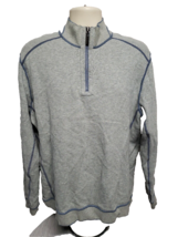 Tommy Bahama Adult Large Blue &amp; Gray Reversible Pullover Sweater - £17.83 GBP