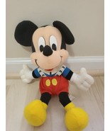 Vintage Mickey Mouse Plush Disney Mattel Memories Suspenders 14&#39;&#39; 90s Era - $23.23 CAD