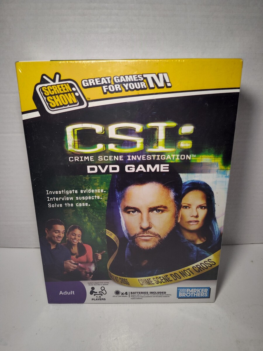 CSI: Crime Scene Investigation DVD-ROM Edition (DVD Game) - NEW - $15.83