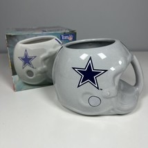 Vintage 1986 Dallas Cowboys Sports Concepts Ceramic NFL Helmet Mug - A - £17.02 GBP