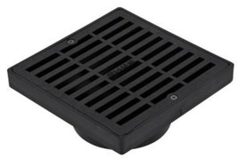 NDS 640 6&quot; by 6&quot; Square Grate with 4&quot; Adapter. Need Larger Qty? Let Us K... - £15.69 GBP