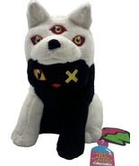 Meow Wolf Plush Twisted Multiverse Cat Wolf Black White 10” Stuffed Anim... - €21,06 EUR