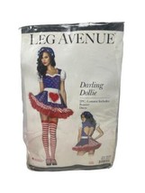 Women&#39;s 2 Piece Darling Dollie Alluring Rag Doll Costume, Blue/Red, X-Small - £23.39 GBP