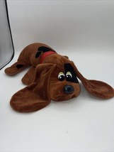 Hasbro Pound Puppies 18” Puppy Dog Plush Brown Black Spots Blank Dog Tag 2019 - $12.87