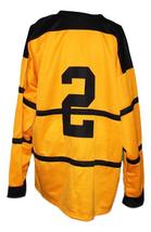 Any Name Number Pittsburgh Pirates Retro Hockey Jersey New Yellow Any Size image 5