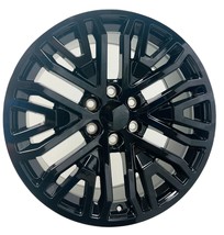 Gloss Black 20&quot; Wheels Six Split for 2000-2024 GMC Sierra Yukon Denali Set Four - £742.28 GBP