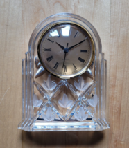 Royal Limited Crystal Beveled Dome Clock w/ Original box - $703.26 MXN