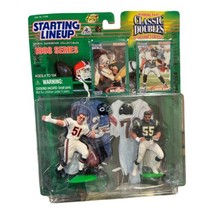 1998 Starting Lineup Classic Doubles Dick Butkus Bears Junior Seau Chargers - £15.01 GBP