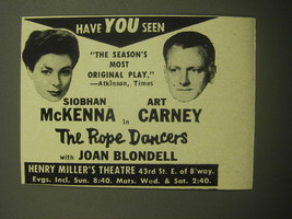 1958 The Rope Dancers Play Ad - Have you seen - £14.78 GBP
