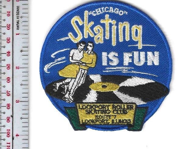 Vintage Roller Skating Lockport Roller &#39;Illinois&#39; Pittsfield Massachuset... - $9.99