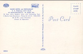 Sands Motel and Restaurant Ft. Smith AR Postcard PC426 - £3.92 GBP