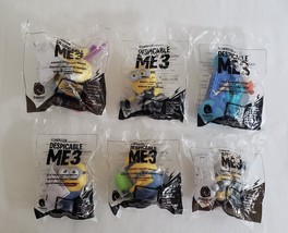 McDonalds 2017 Despicable Me 3 Semi-Complete Set of 6 Minions Happy Meal Toy - £15.04 GBP