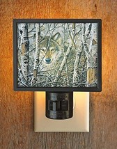 Wild Wings Woodland Realm Wolf Gallery Wall Night Light Lodge Decor US plug - £17.40 GBP