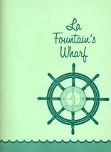 La Fountain&#39;s Wharf Menu Destin Florida Home of Topless Oysters 1960&#39;s - $47.49