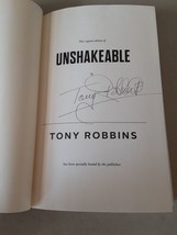 SIGNED Unshakeable Financial Freedom Playbook by Tony Robbins (HC, 2017) EX 1st - £42.83 GBP