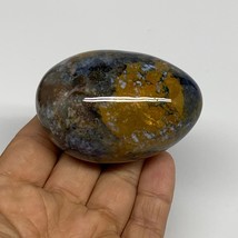 155.8g, 2.5&quot;x1.8&quot;x1.5&quot; Natural Ocean Jasper Palm-Stone Orbicular Jasper, B30742 - £10.14 GBP