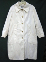 London Fog Maincoats Rain Trench Jacket Raincoat Dacron Poly Combed Cotton 14 P - £20.77 GBP