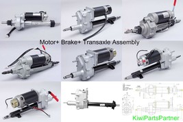 M52 Transaxle Assembly 400W motor 4800rpm with brake mobility scooter image 3